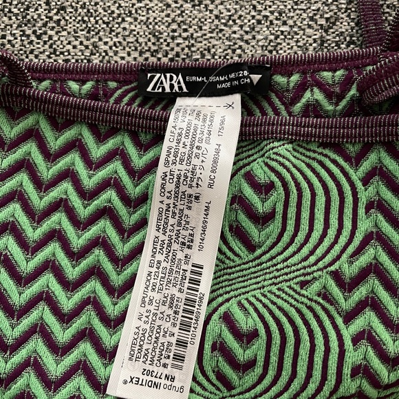 Zara knit tank crop top - size m/l - Picture 4 of 7